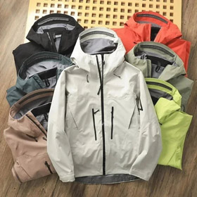 Arc'teryx lightweight hooded waterproof, windproof and breathable jacket-4381  